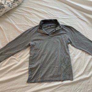 ANA All Nippon Air First Class Pajama Top Cotton Large L + Storage Bag EUC